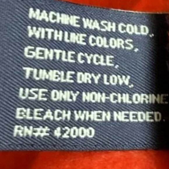 FLEECE VEST FULL ZIP POCKETS ORANGE - Picture 9 of 9